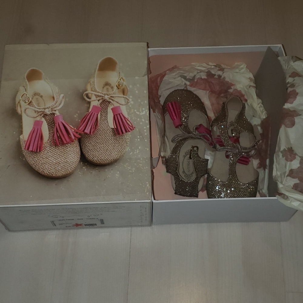 Laiyla Tassel Gold/Pink